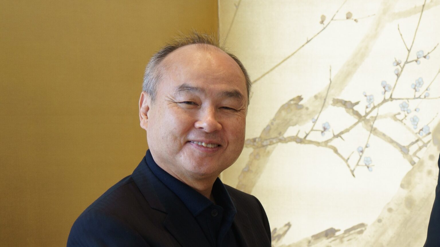 Ο Masayoshi Son στα κεντρικά γραφεία της SoftBank στο Τόκιο