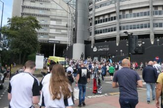 Φίλαθλοι στο St James’ Park του Νιούκαστλ, Αύγουστος 2026