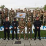 Μέλη της Εθνικής Φρουράς και Αμερικανοί πεζοναύτες μετά από εκπαίδευση στην Κύπρο, φωτογραφία αρχείου