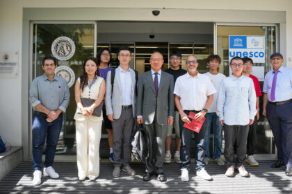 Η αντιπροσωπεία του Tsientang University με μέλη του ΤΕΠΑΚ στη Λεμεσό