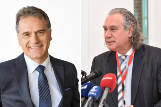 Κολάζ: Κώστας Νοδάρας της OneTeam αριστερά και Μιχάλης Παπαδόπουλος της Velicor Consulting δεξιά