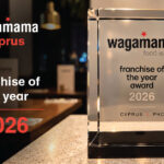 Επίσημο εικαστικό wagamama Κύπρου με το βραβείο Franchisee of the Year2026