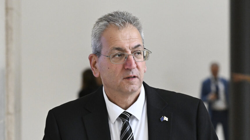 Ο υπουργός Εργασίας Μαρίνος Μουσιούττας στο Λουξεμβούργο στις 19 Οκτωβρίου 2026